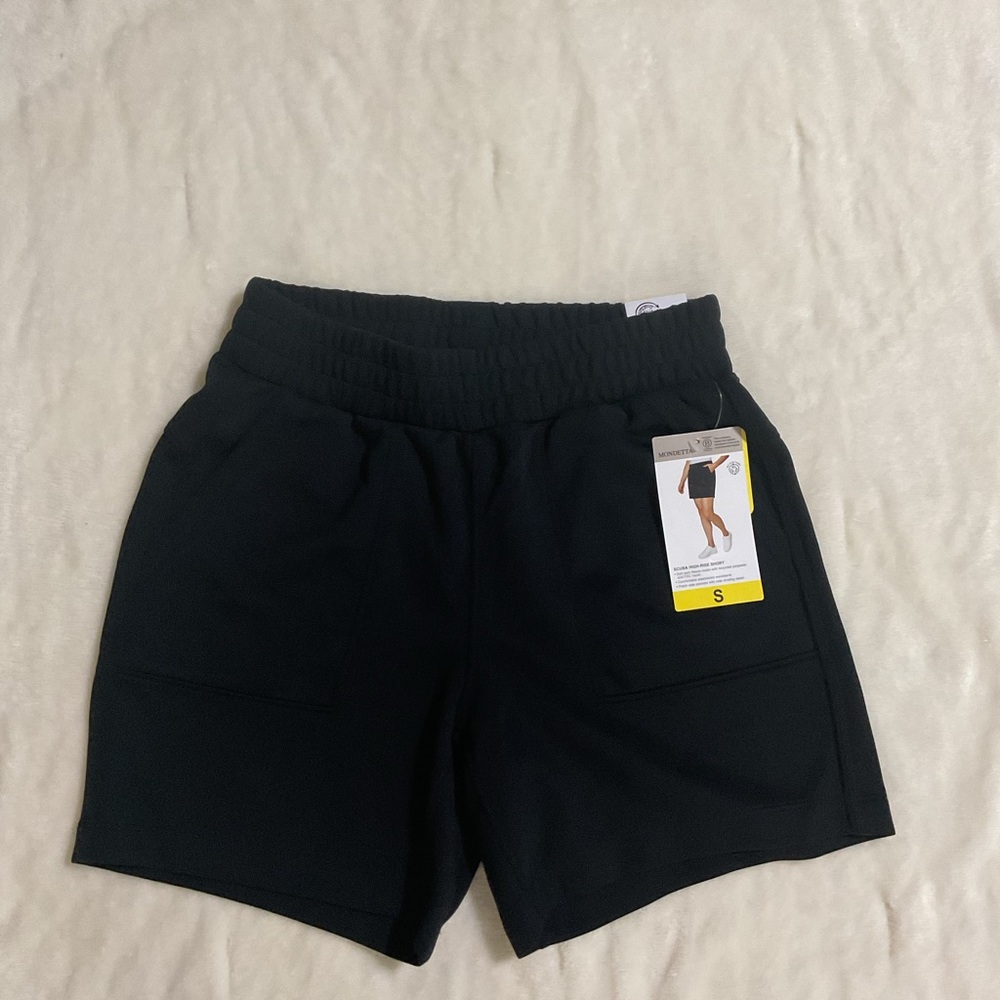 Mondetta Women's Black Athletic Shorts